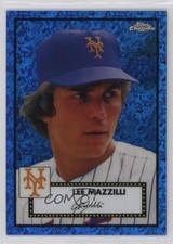 2021 Chrome Platinum Anniversary Blue Mini-Diamond Refractor Lee Mazzilli g4k