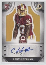 2014 Panini Crown Royale Rookie Signatures Gold /49 Cody Hoffman #S-CH Auto RC