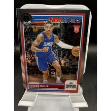 Jordan Miller 2023-24 Premium Stock Rookie Card L.A Clippers. rookie card picture