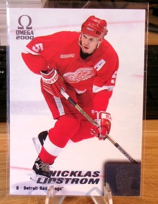 2000 Pacific Omega - Niklas Lindstrom - Detroit Red Wings #83
