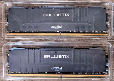 Crucial Ballistix 16GB (2x8GB) DDR4 3200MHz UDIMM RAM Kit   w/ Original Package