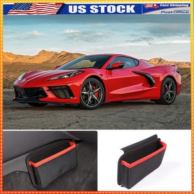 Black Car Central Passenger Side Storage Bag Fit for Corvette C8 2020-2026 US
