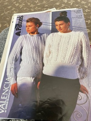 Patons Double Knit Damen Pullover Strickmuster 3130
