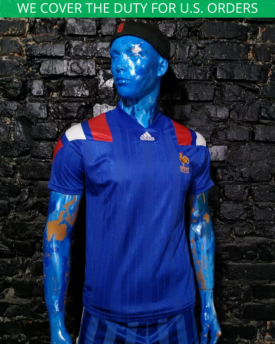 France Team Jersey Home football shirt 1992 - 1993 Adidas