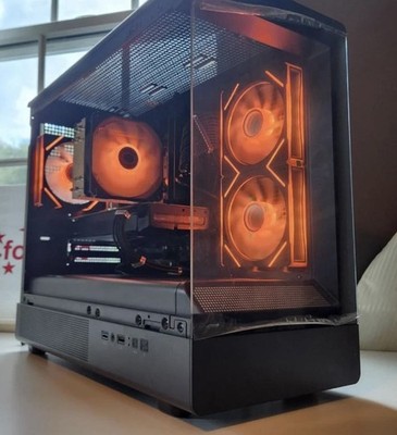 Intel i7 Liquid Cooled, RX 6600, 32GB RAM 1TB SSD RGB Gaming Computer Desktop PC