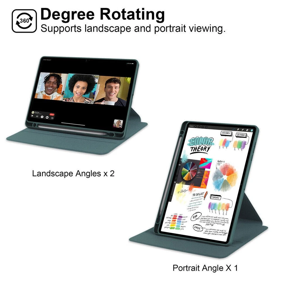 For HUAWEI HONOR Pad X8a X9a V9 11.5 Shockproof Leather Case Flip Clear Cover - Image 4 of 4