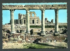 LIBYA  (S1249) 1968  postcard SABRATHA - THEATRE  stamped to ITALY
