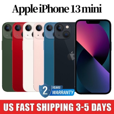 BRAND NEW IN Apple iPhone 13/13 Mini/12 Mini Factory Unlocked US STOCK All color