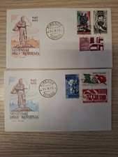 1965 - FDC - No. 2 FIRST DAY ENVELOPE ITALY - Twentieth anniversary of the Resistance