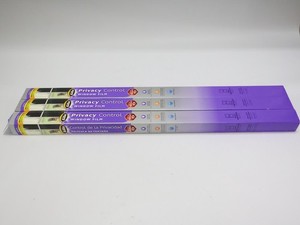 Gila Privacy Control Window Film - Black Peel & Cling - 3ft x 6.5ft - Lot of 3