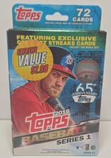 Topps 2016 Baseball Series 1 Hanger Box Factory Sealed MLB Exclusive Insert