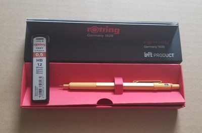 Rotring 600 0,5 mm Druckbleistift Gelb Loft Limited Japan mit HB-Mine