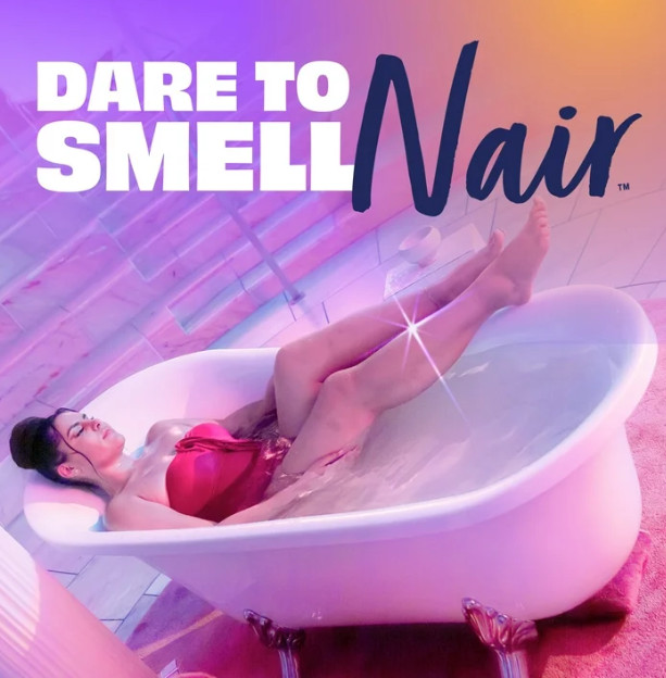 Nair Body Cream Hair Remover, Oat Milk & Vanilla, Body Hair Removal Cream for Wo