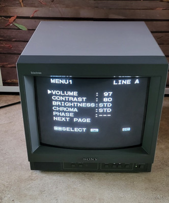 SONY PVM-14N5E 14  Trinitron RGB Monitor Retro Gaming PAL NTSC