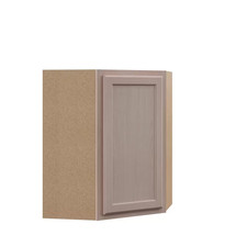 Recessed Panel 24 In. W X 12 In. D X 30 In. H Assembled Diagonal Corner Wall Cab