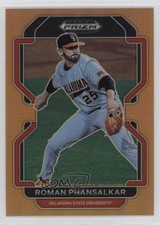2022 Panini Prizm Draft Picks Neon Orange 24/50 Roman Phansalkar #PDP208 y2p
