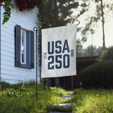 USA 250 Navy Garden flag