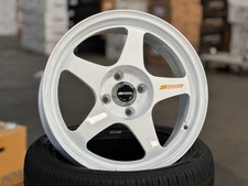 New 16x7 Et36 Aow Flow Formed Spoon Rim 4 Wheel Gloss White 4x100 Acura Honda