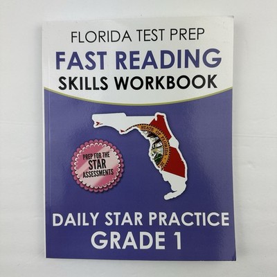 Florida Test Prep Fast Reading Skills Workbook Daily Star Practice Grade 1