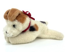 Steiff Cosy Floppy Foxy Fox Terrier Dog 1959 Dralon Plush 17cm 7in no ID Vtg