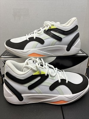 Puma TRC Blaze Court White Black Size 9