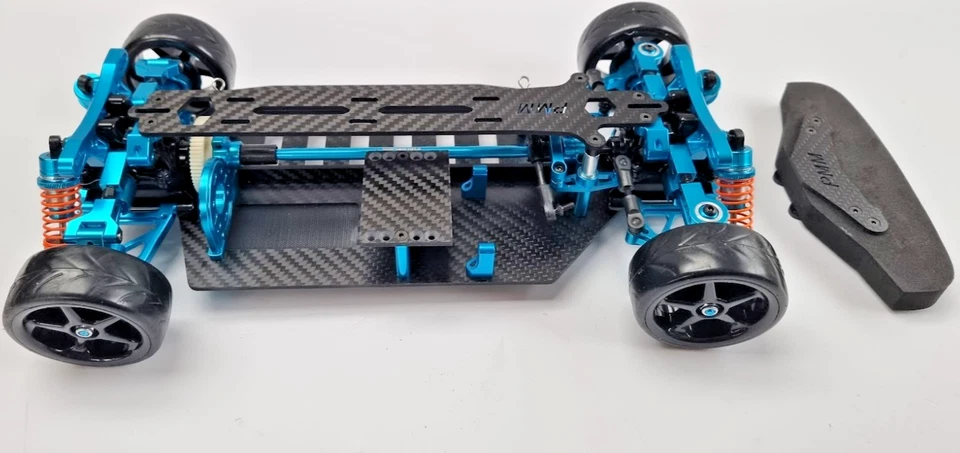 1/10 Alloy Metal Upgrade RC Chassis for Tamiya TT02 Shaft Drive Touring Car Kit - Image 3 of 4