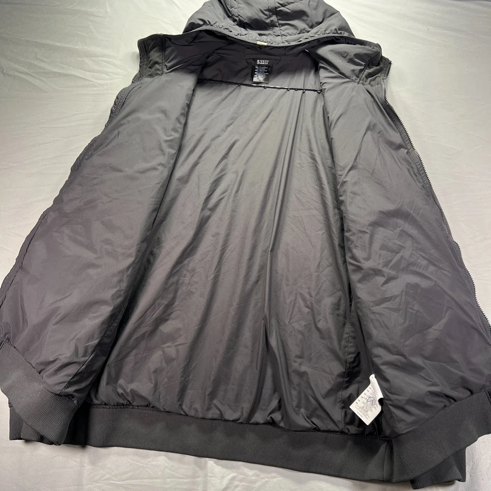 Chaqueta táctica 5.11 para hombre 2XL negra aislante térmico cremallera completa con capucha exterior Foto 3 de 4