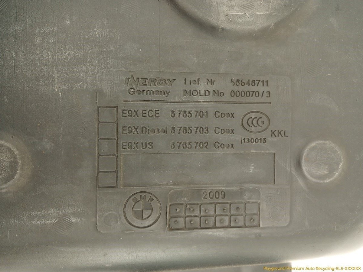 BMW 328i E90 SEDAN Fuel Gas Storage Reservoir Tank Fits 2007-2011