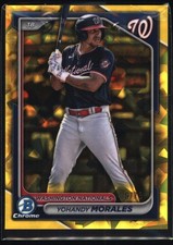 2024 Bowman Draft Sapphire Edition #BDC-120 Yohandy Morales Yellow #/75