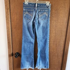 Ariat Girl Perfect Rise Trouser blue jean size 12 (years). R.E.A.L Kimberly.