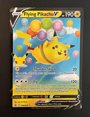 Flying Pikachu V 006/025 Holo Celebrations ENG 2021 Pokémon TCG