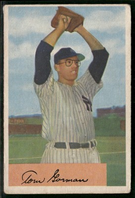 1954 Bowman #17 Tom Gorman (low grade:Auth-GD)