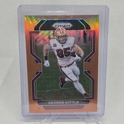 2021 Panini Prizm #54 George Kittle Orange #/249