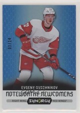 2017-18 Upper Deck Synergy Noteworthy Newcomers Blue 1/14 Evgeny Svechnikov f7z