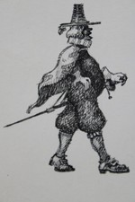 Nobile con spada | disegno/studio | dipinto di R. Fugger