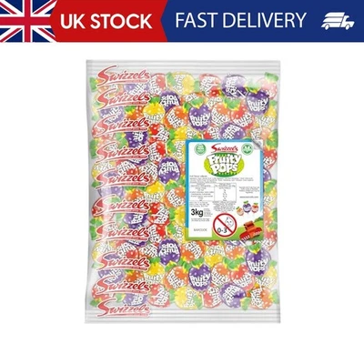 Swizzels Fruity Pops Lollies Bag 3 kg Bulk Sweets