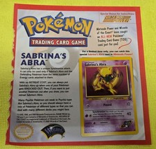 Sabrina's Abra 19 Promo Wizards Black Star Promos Pokemon. on eBay