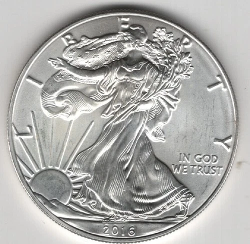 2016 WALKING LIBERTY AMERICAN EAGLE .999 FINE SILVER DOLLAR COIN 1oz. $1 USA