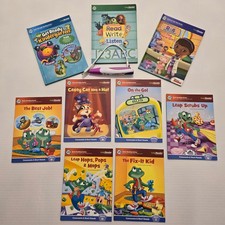 LeapFrog LeapReader Rechargeable Stylus Pen and USB charger plus 9 book set