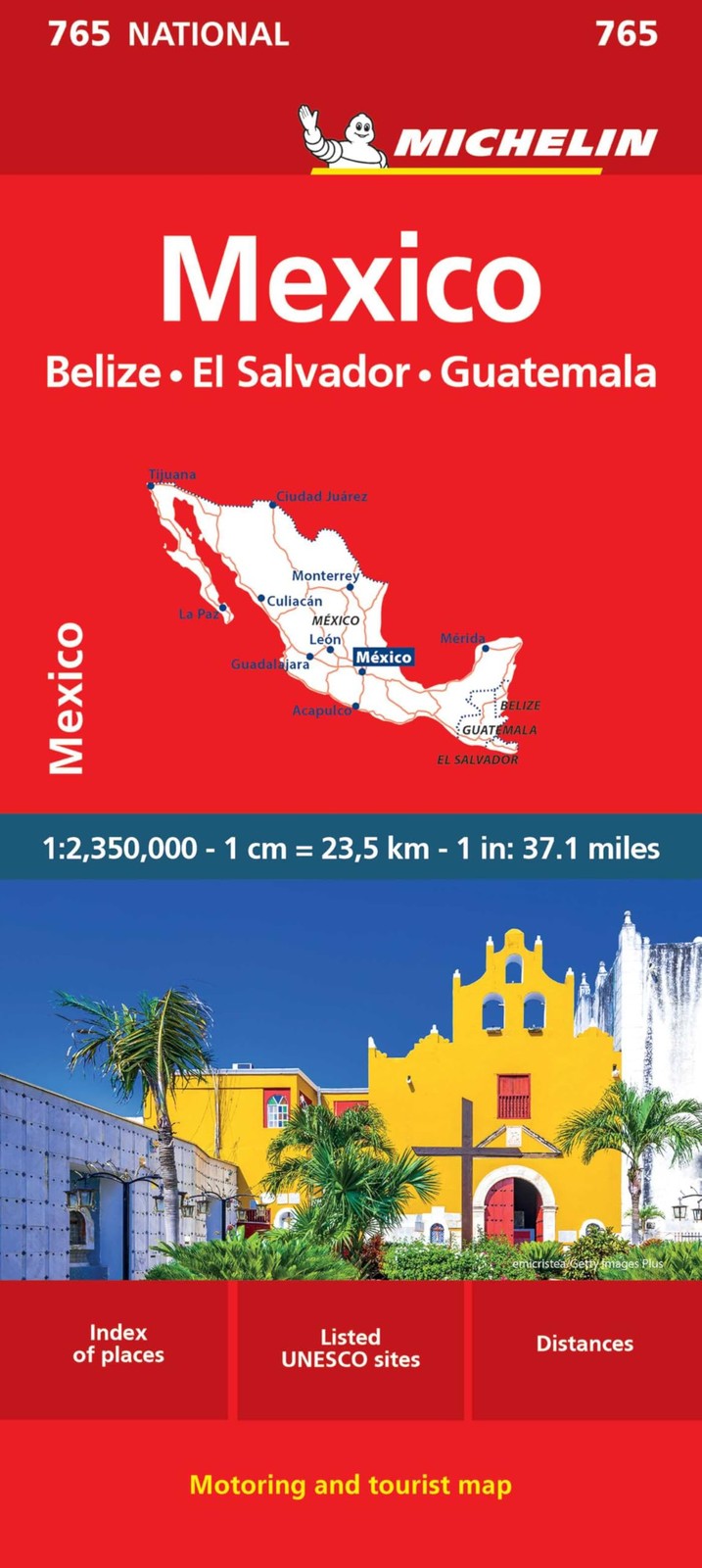 Mexico - Michelin National Map 765 by Michelin (Sheet map, folded) - Image 5