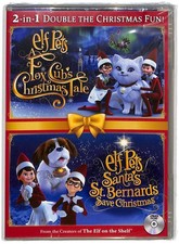 Elf on the Shelf: Pets Double Feature DVD Fox Cub's / Santa s St Bernards NEW