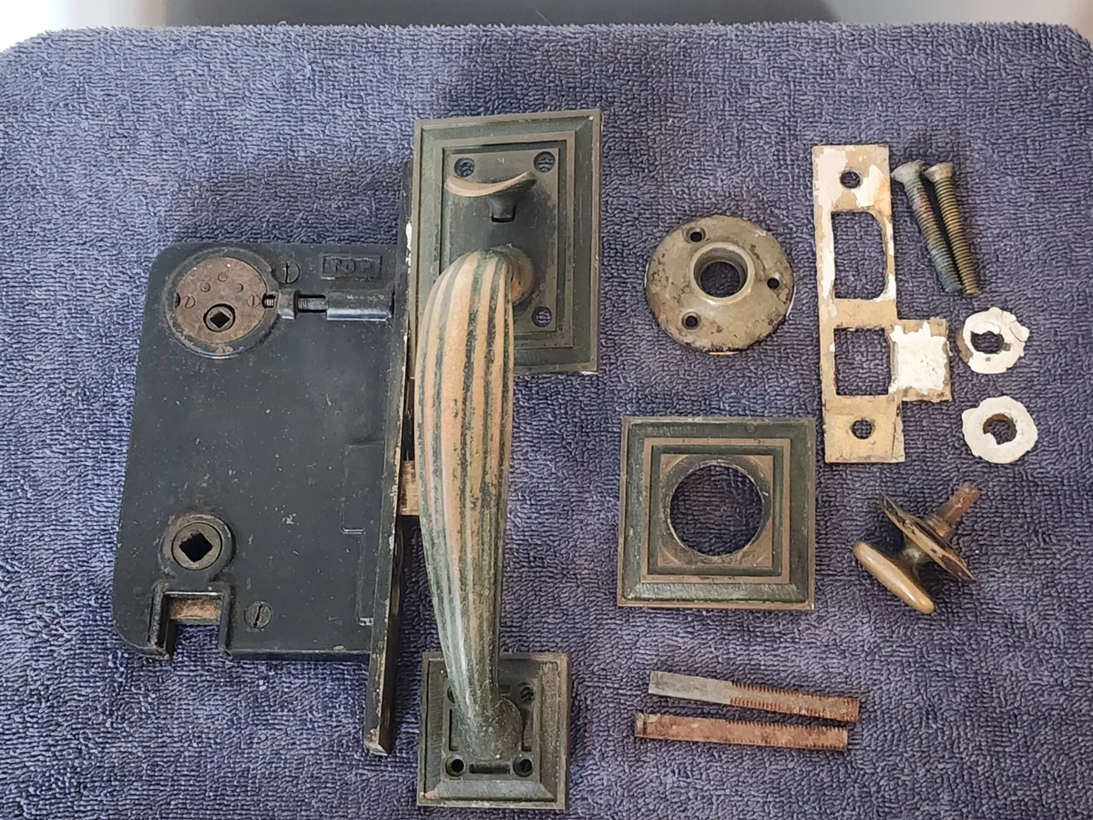 Vintage Original 1930s Decade Antique Locks, Latches & Keys for