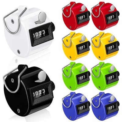 Copkim 12 Pcs Clicker Counter, ABS Hand Tally 4 Digit Colorful 