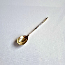 vecchio cucchiaino argento 875 cucchiaino caffè 84 Zolotniki Tula Niello Cattedrale (1)