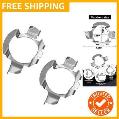 Aluminum H7 LED Adapter Holders - Installable Without Socket Modification