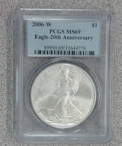 2006-W BU American Silver Eagle PCGS MS69 (776)