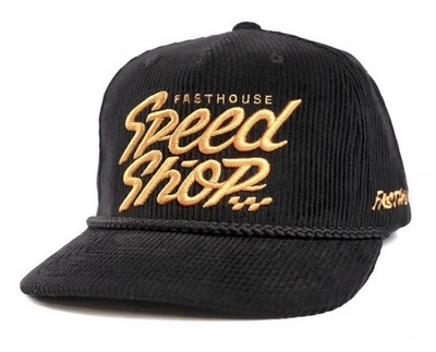 FASTHOUSE Speed Shop Hat BLACK Baseball Cap BLACK snapback TAGS New 