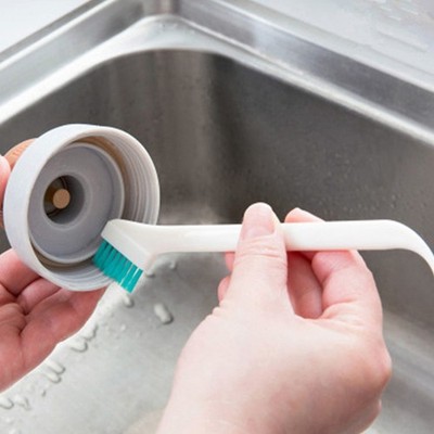 2pcs Cleaning Narrow Brush Long Handle Baby Milk Bottle Gap Cleaning BrusheY.$g