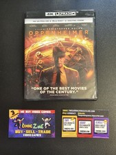 Oppenheimer 4K UHD Only Christopher Nolan, Cillian Murphy