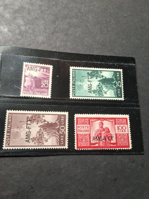 Italy Trieste Stamps # 58 69 Mint OG NH/VLH/ 1 MH SCV $282